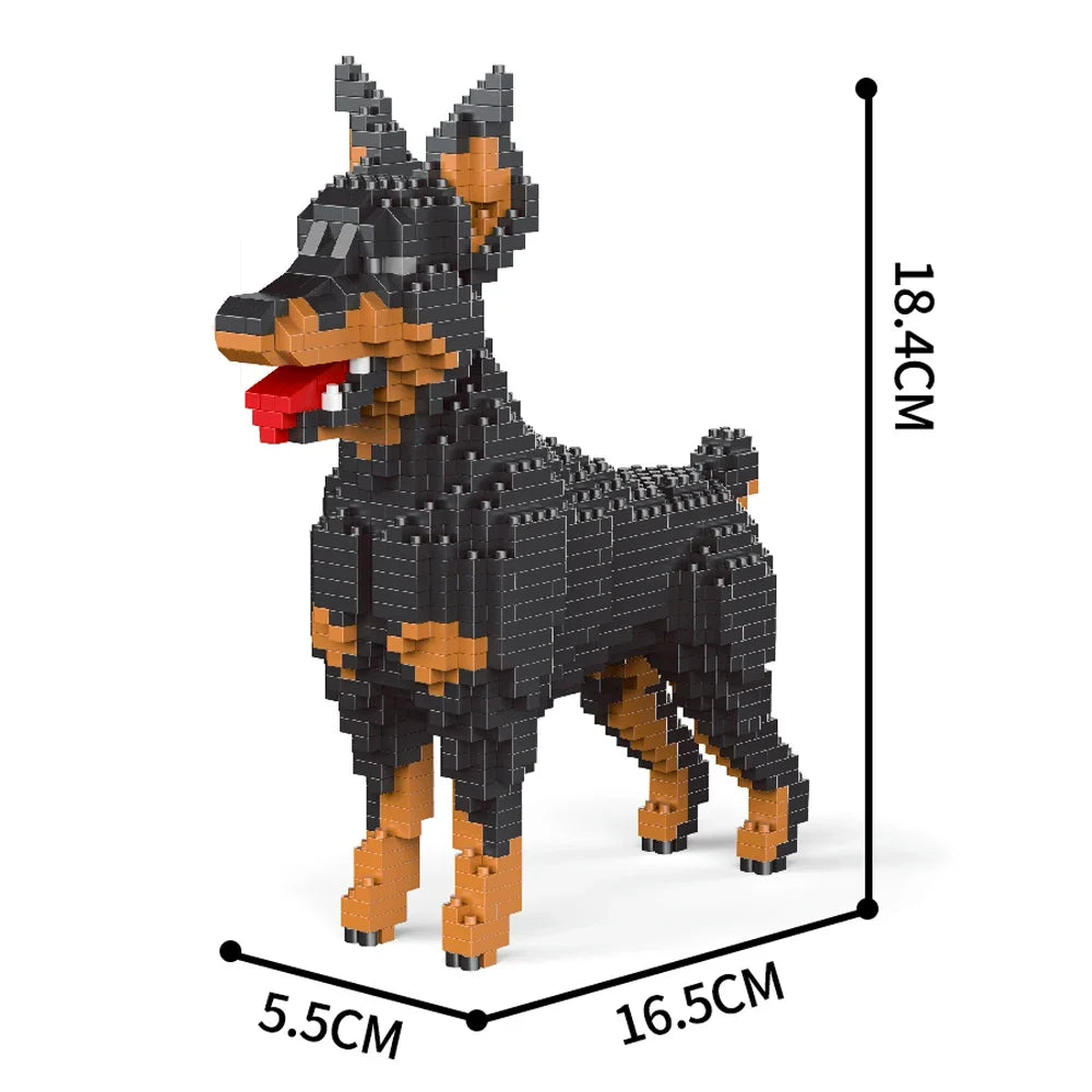 Doberman - BrickPaw Brick Set