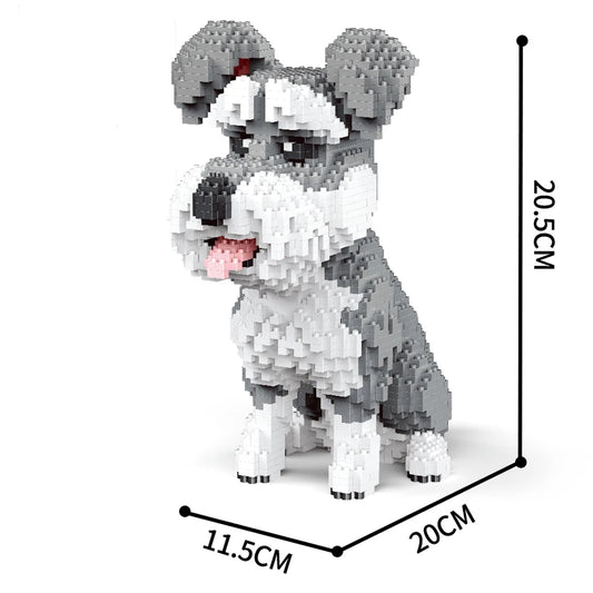 Schnauzer - BrickPaw Brick Set