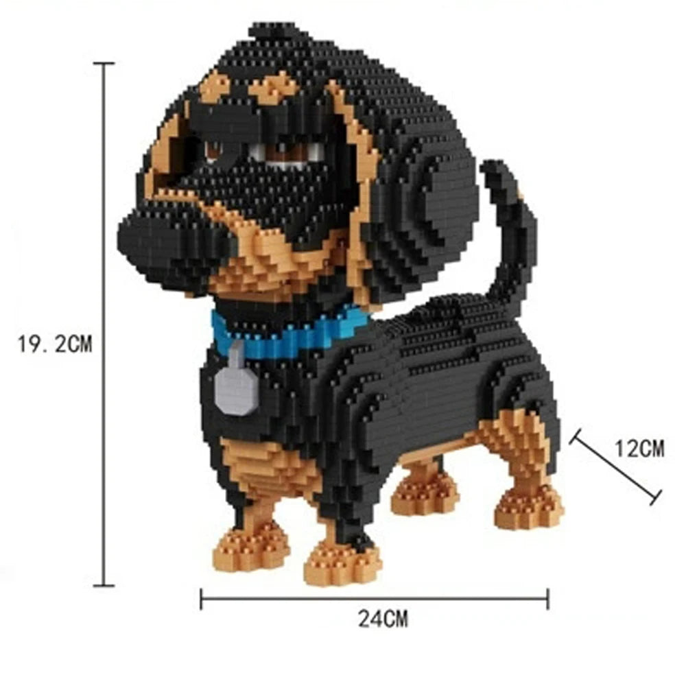 Dachshund - BrickPaw Brick Set
