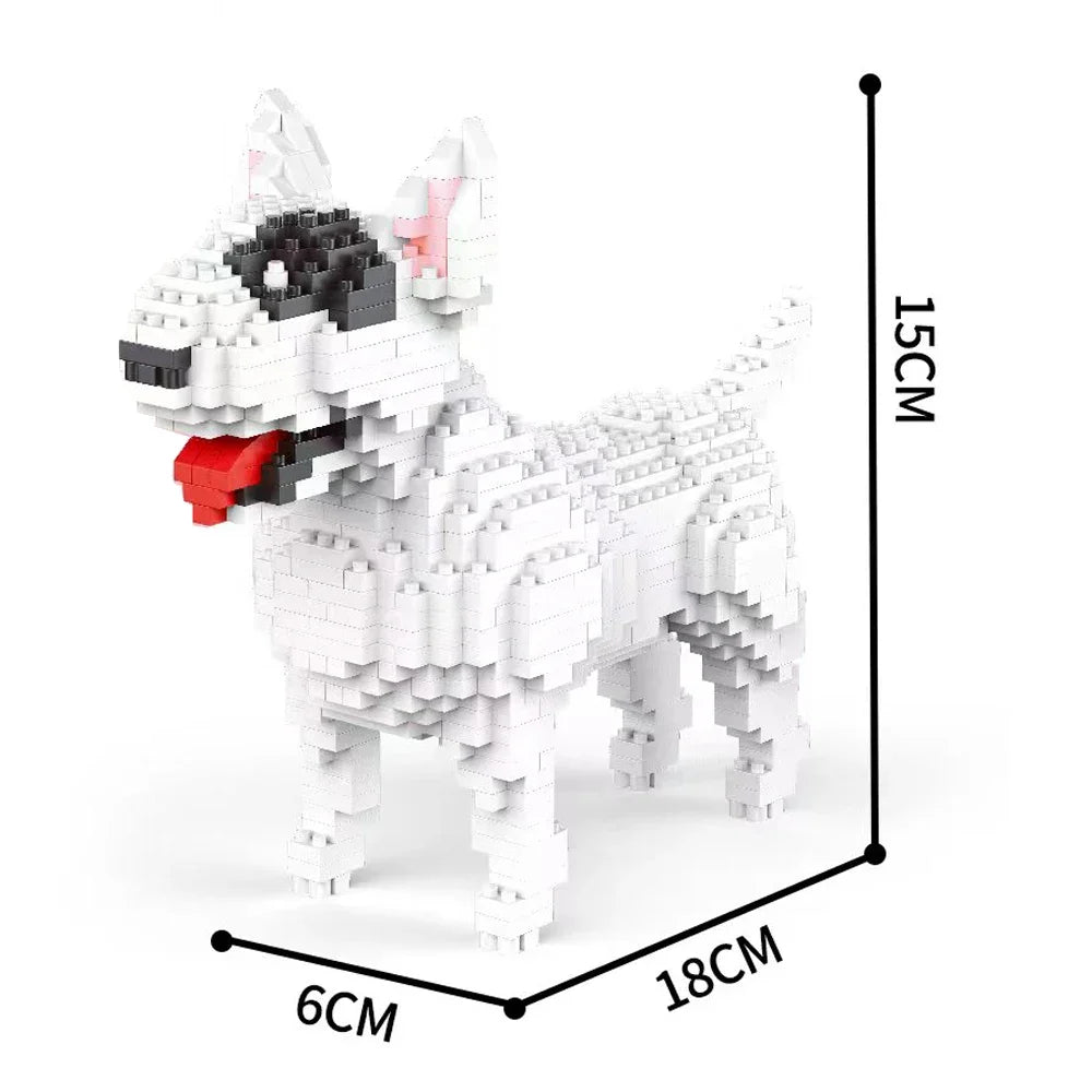 Bull Terrier - BrickPaw Brick Set