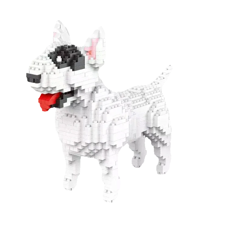 Bull Terrier - BrickPaw Brick Set