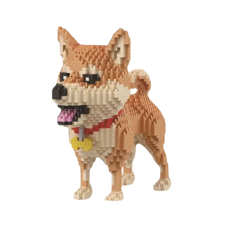 Shiba Inu - BrickPaw Brick Set